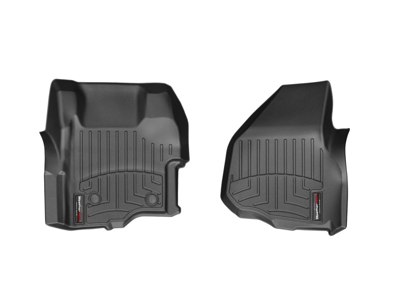 Ford F250 FloorLiner - Front - WeatherTech - DigitalFit - Black - `11-`27