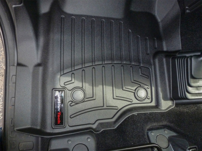 Ford F350 FloorLiner - Front - WeatherTech - DigitalFit - Black - `11-`27