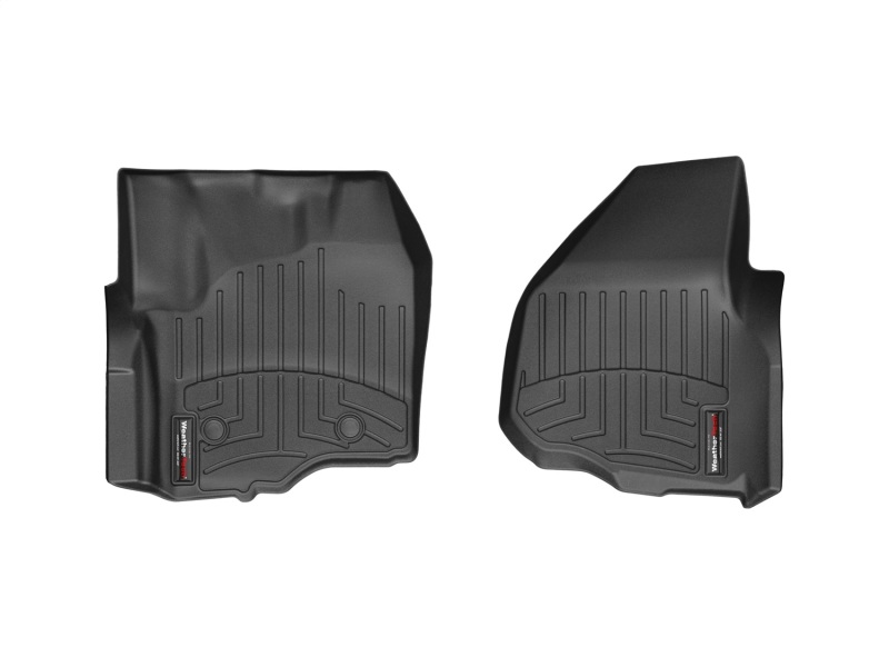 Ford F350 FloorLiner - Front - WeatherTech - DigitalFit - Black - `12-`27