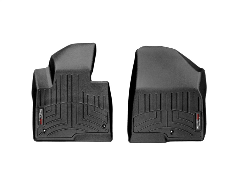 Hyundai Santa Fe FloorLiner - Front - WeatherTech - DigitalFit - Black - `13-`27