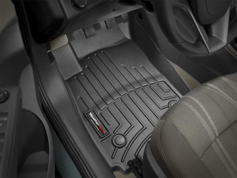 Chevrolet Sonic Floor Mat Set - Front - WeatherTech - DigitalFit - Black - `12-`27