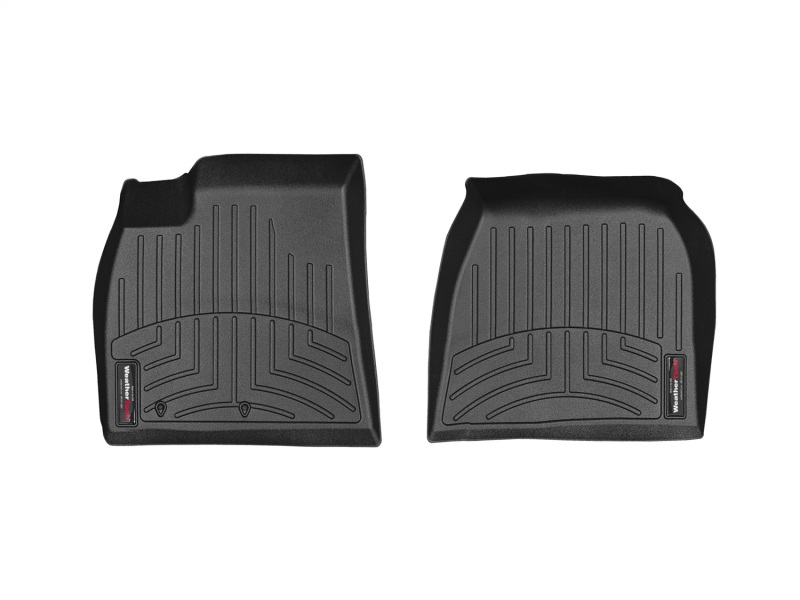 Tesla Model S FloorLiner - Front - WeatherTech - DigitalFit - Black - `12-`27