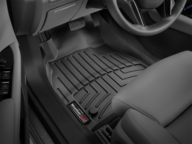 Cadillac XTS FloorLiner - Front - WeatherTech - DigitalFit - Black - `13-`27