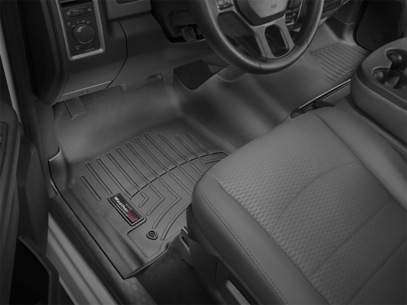 Ram 1500 FloorLiner - Front - WeatherTech - DigitalFit - Black - `12-`27