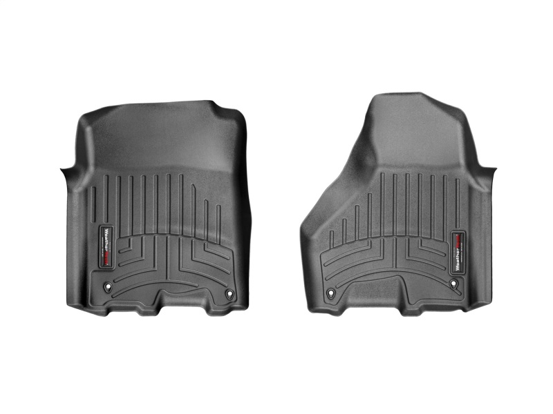 Dodge Ram 1500 FloorLiner - Front - WeatherTech - DigitalFit - Black - `12-`27