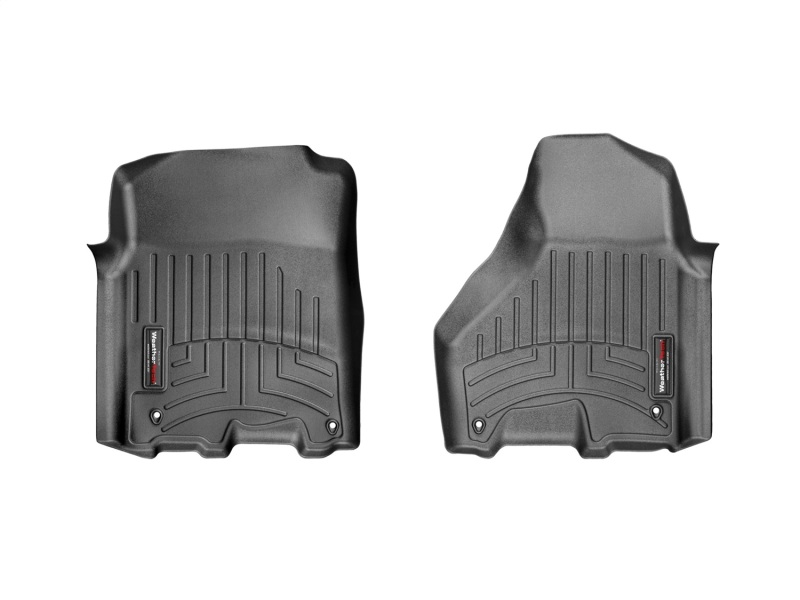 Dodge Ram 1500 FloorLiner - Front - WeatherTech - DigitalFit - Black - `12-`27