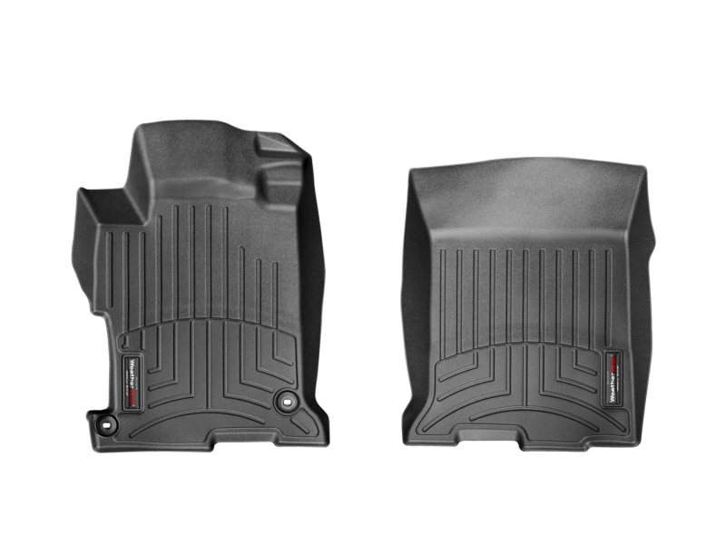 Honda Accord FloorLiner - Front - WeatherTech - DigitalFit - Black - `13-`27 Honda Accord FloorLiner - Front - WeatherTech - DigitalFit - Black - `13-`27