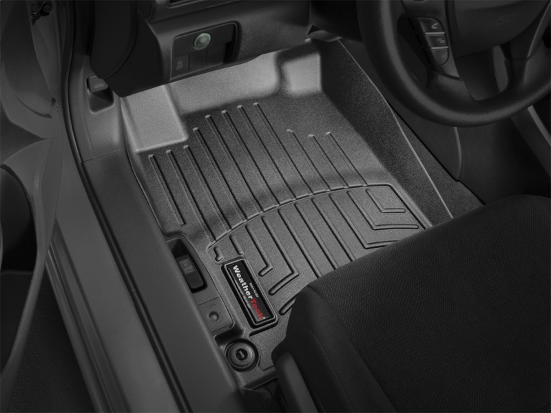 Honda Accord FloorLiner - Front - WeatherTech - DigitalFit - Black - `13-`27