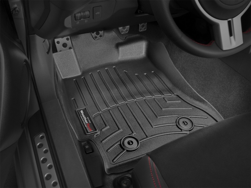 Scion FR-S FloorLiner - Front - WeatherTech - DigitalFit - Black - `13-`27