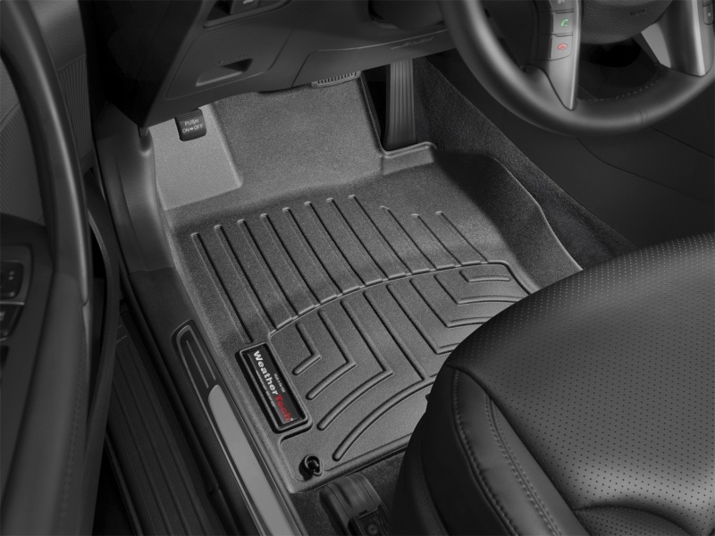 Hyundai Azera FloorLiner - Front - WeatherTech - DigitalFit - Black - `12-`27