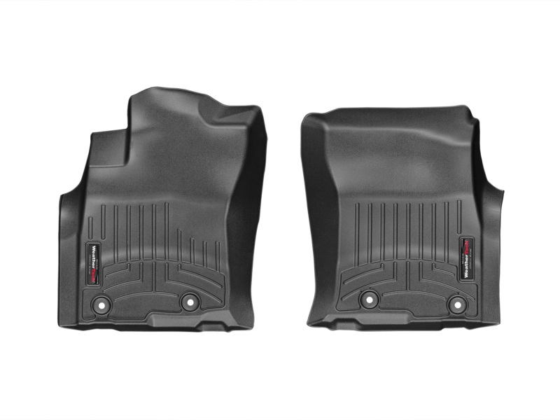 Toyota 4Runner Floormats - Front - WeatherTech - DigitalFit - Black - `13-`27