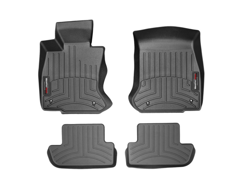 BMW 6 Series Floor Liners - Rear - WeatherTech - FloorLiner DigitalFit - Black - `12-`27