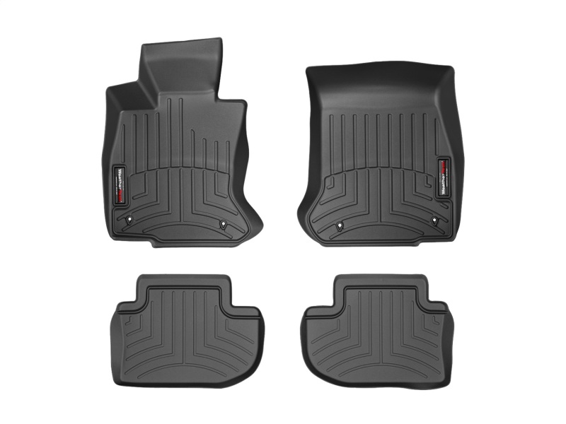 BMW 6 Series Floor Liners - Rear - WeatherTech - DigitalFit - Black - `12-`27