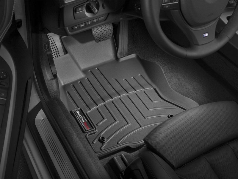 BMW 6 Series FloorLiner - Front - WeatherTech - DigitalFit - Black - `12-`27