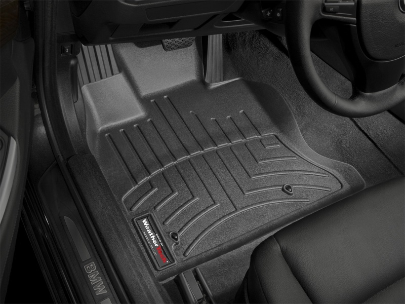 BMW 5 Series FloorLiner - Front - WeatherTech - DigitalFit - Black - `10-`27