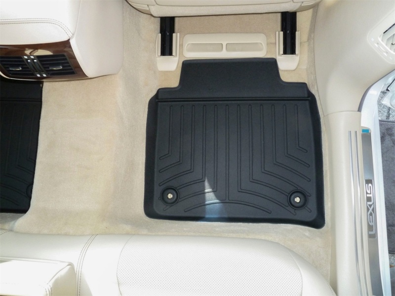 Lexus LS Floor Liner - Rear - WeatherTech - DigitalFit - Black - `13-`17