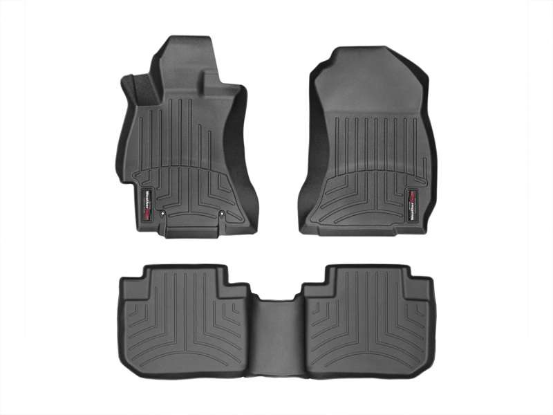 Subaru Forester Floor Mats - Front - WeatherTech - DigitalFit - Black - `14-`27