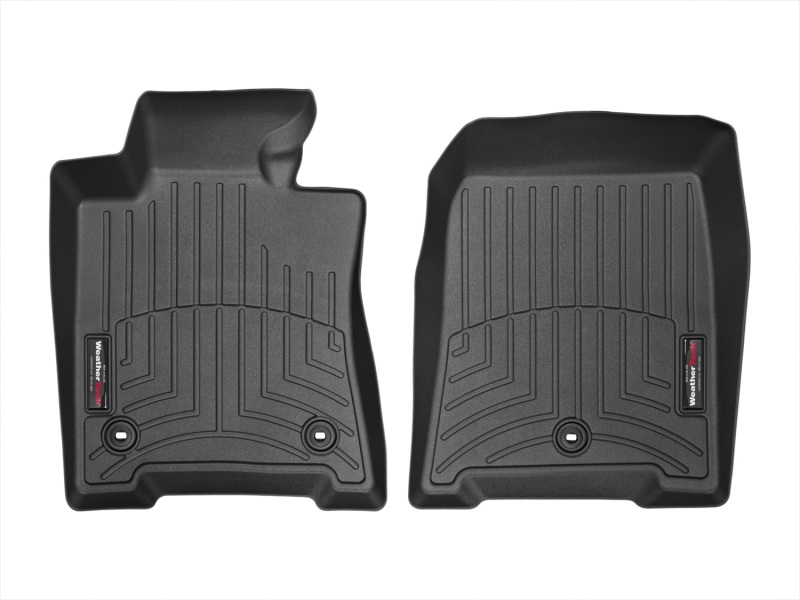 Acura TL FloorLiner - Front - WeatherTech - DigitalFit - Black - `09-`14