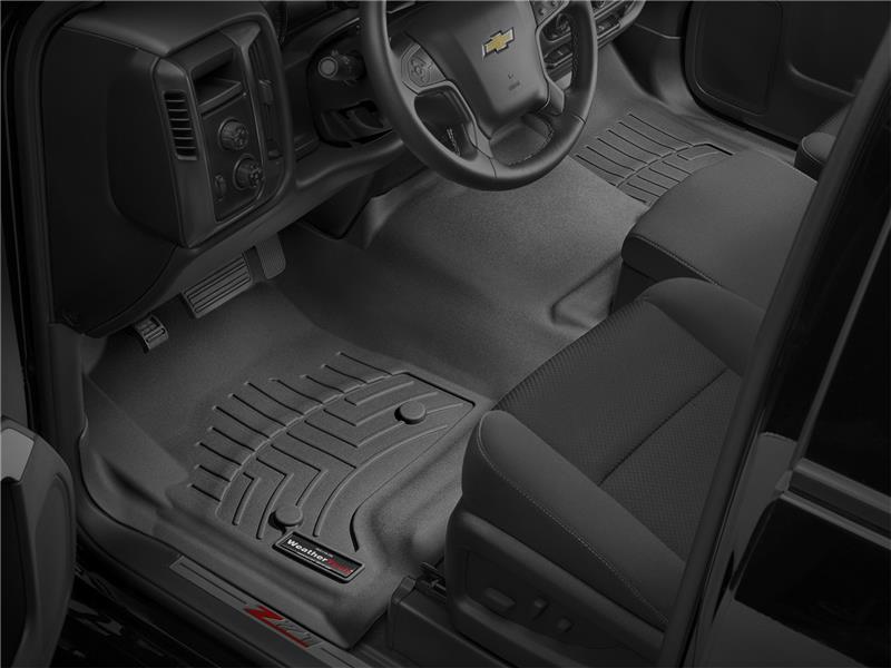 Chevrolet Silverado Front FloorLiner - WeatherTech - DigitalFit - Black - `14-`27