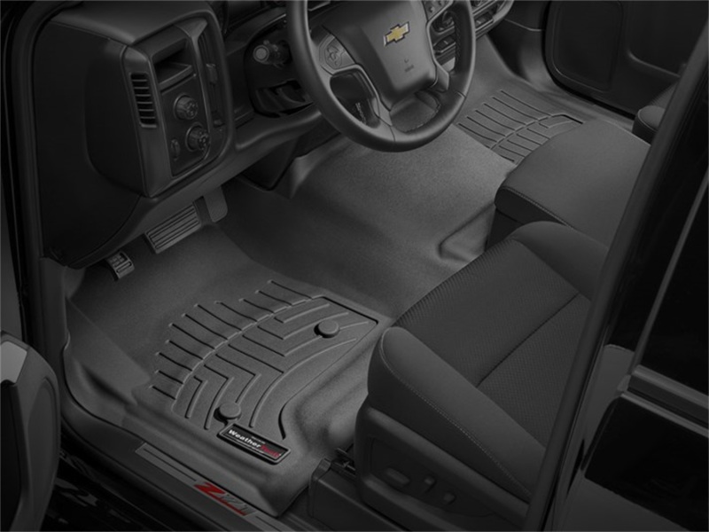 Chevrolet Silverado Front FloorLiner - WeatherTech - DigitalFit - Black - `14-`27