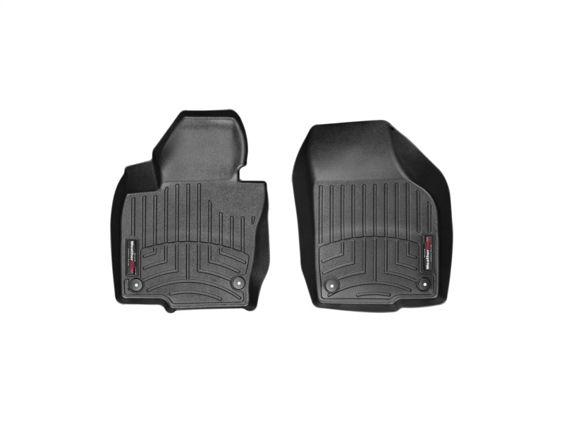 Volkswagen Tiguan FloorLiner - Front - WeatherTech - DigitalFit - Black - `09-`13