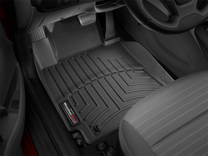 Kia Forte Floor Mats - Front - WeatherTech - DigitalFit - Black - `14-`27