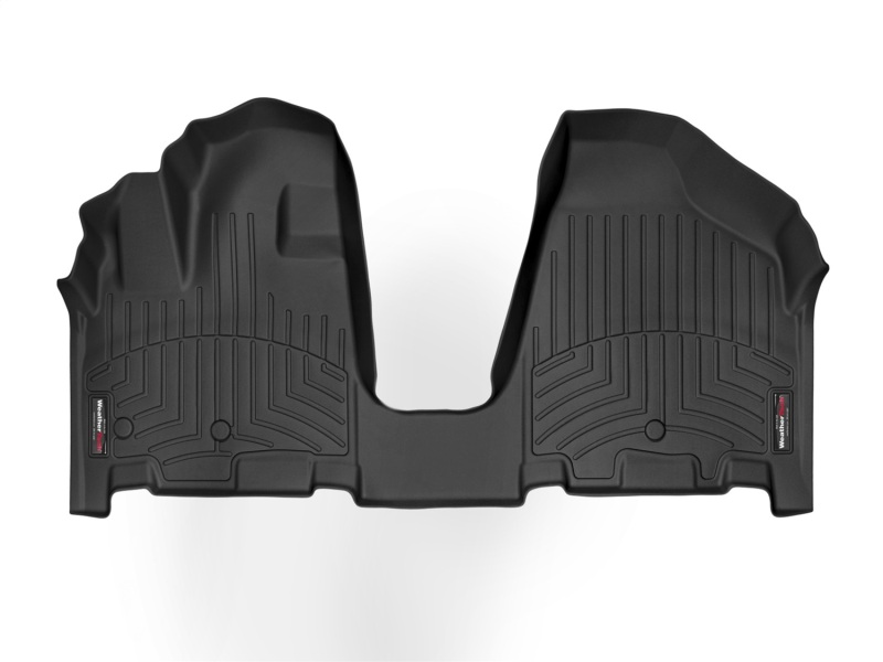 Kia Sedona FloorLiner - Front - WeatherTech - DigitalFit - Black - `06-`12