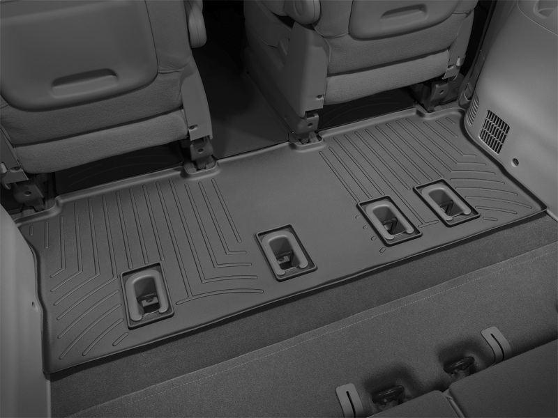 Kia Sedona FloorLiner - Rear - WeatherTech - DigitalFit - Black - `06-`12