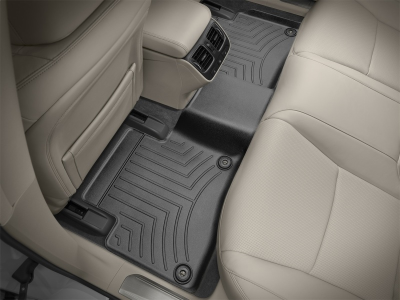 Acura RLX Floor Mat - Rear - WeatherTech - FloorLiner DigitalFit - Black - `14-`27