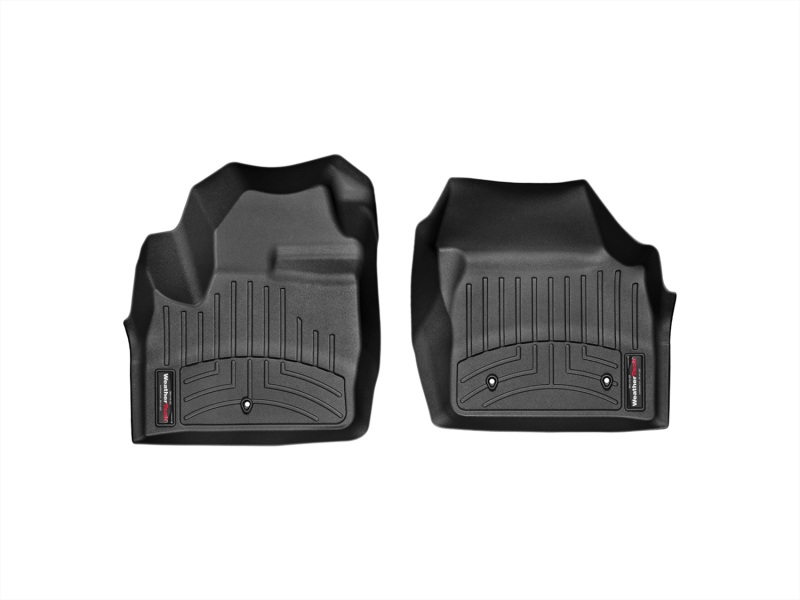 Land Rover LR2 Floor Liners - Front - WeatherTech - FloorLiner DigitalFit - Black - `08-`13