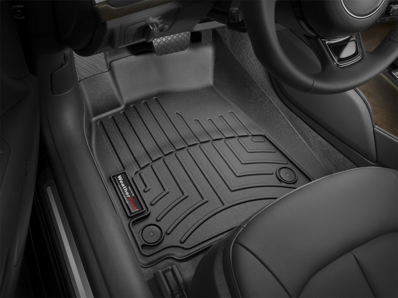Audi A6 FloorLiner - Front - WeatherTech - DigitalFit - Black - `12-`27