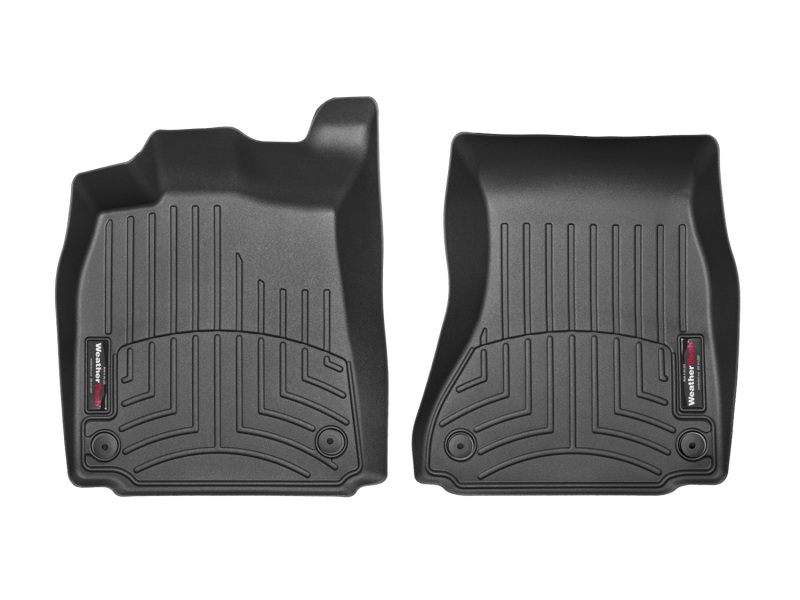 Audi A6 FloorLiner - Front - WeatherTech - DigitalFit - Black - `12-`27