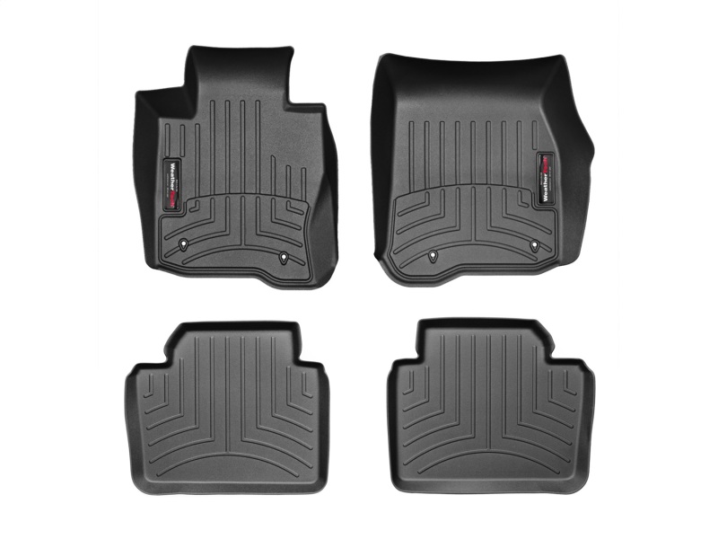 BMW 4 Series Floor Liners - Rear - WeatherTech - FloorLiner DigitalFit - Black - `14-`27