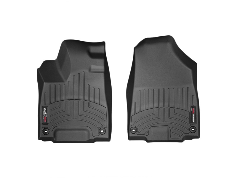 Acura MDX FloorLiner - Front - WeatherTech - DigitalFit - Black - `14-`27