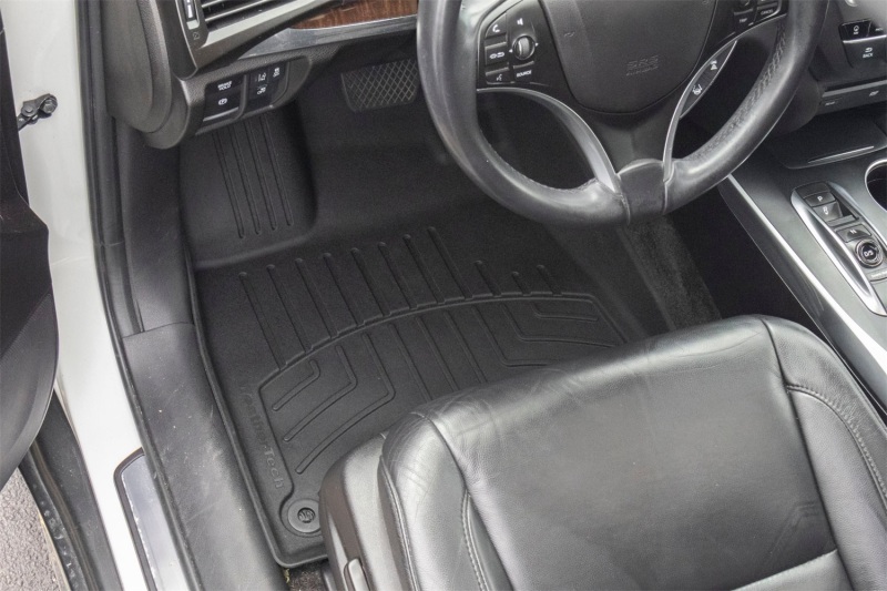 Acura MDX Floor Mat Set - Front - WeatherTech - FloorLiner HP - Black - `14-`20
