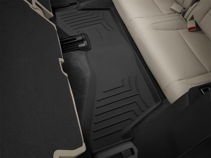 Acura MDX Floor Mat Set - Rear - WeatherTech - FloorLiner HP - Black - `14-`16