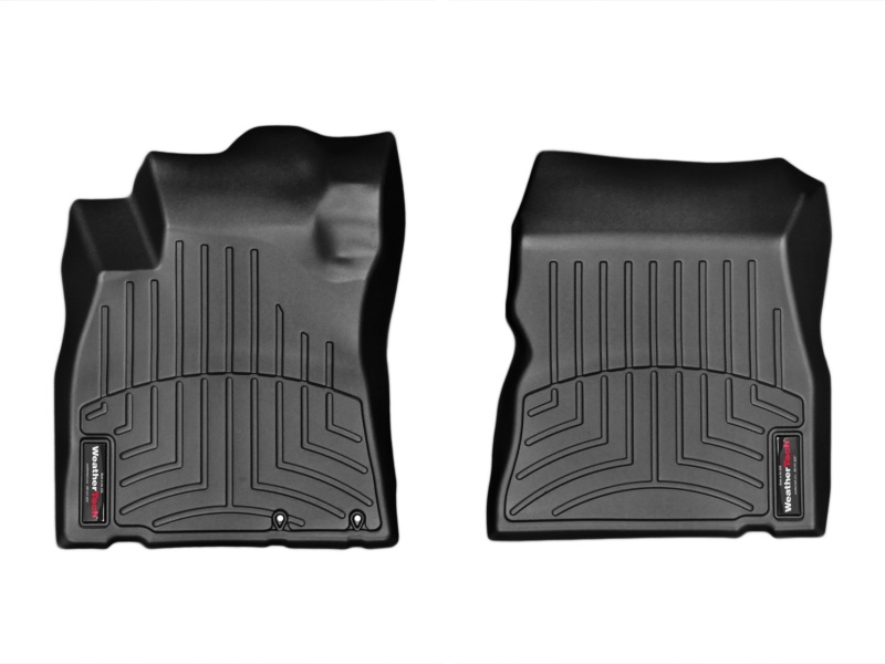 Nissan Versa FloorLiner - Front - WeatherTech - DigitalFit - Black - `12-`27