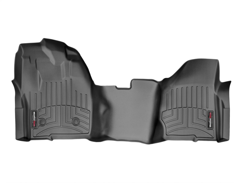 Ford F450 Floor Mats - Front - WeatherTech - FloorLiner DigitalFit - Black - `12-`27