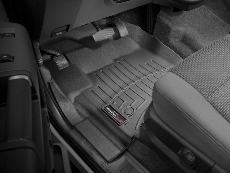 Ford F350 FloorLiner - Front - WeatherTech - DigitalFit - Black - `12-`27