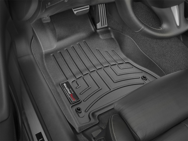 Infiniti Q50 FloorLiner - Front - WeatherTech - DigitalFit - Black - `14-`27