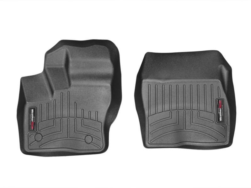 Ford Transit Connect Floor Mats - Front - WeatherTech - FloorLiner™ DigitalFit® - Black - `14-`27
