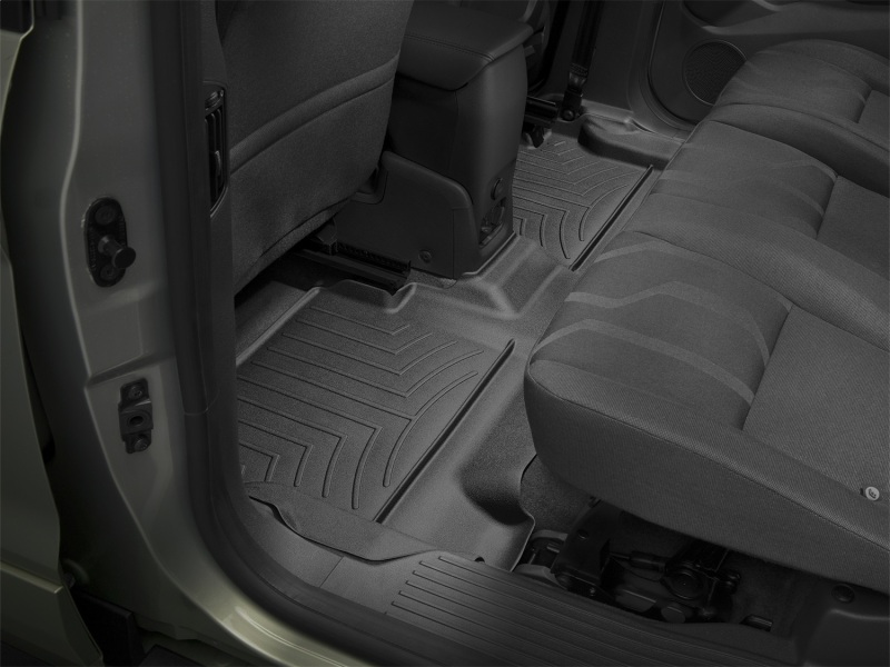 Ford Transit Connect Floor Mats - Rear - WeatherTech - DigitalFit - Black - `14-`27