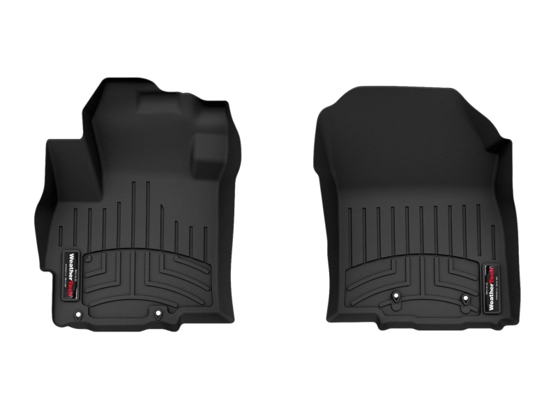 Mitsubishi Mirage FloorLiner - Front - WeatherTech - DigitalFit - Black - `14-`27