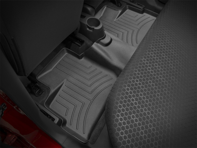 Mitsubishi Mirage FloorLiner - Rear - WeatherTech - DigitalFit - Black - `14-`27