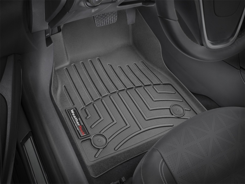 Buick Cascada Floor Mats - Front - WeatherTech - DigitalFit - Black - `16-`27