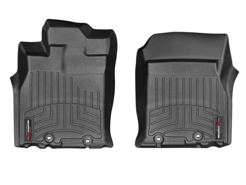 Toyota FJ Cruiser FloorLiners - Front - WeatherTech - DigitalFit - Black - `11-`27