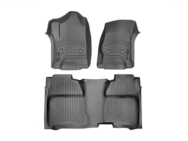 Chevrolet Silverado FloorLiner - Rear - WeatherTech - DigitalFit - Black - `14-`27