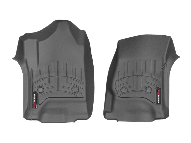 GMC Sierra FloorLiner - Front - WeatherTech - DigitalFit - Black - `14-`27