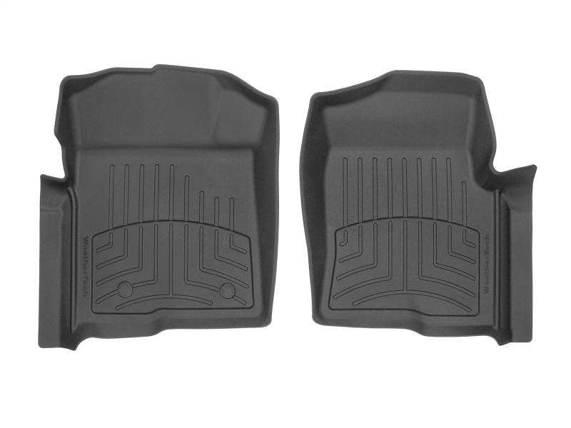 Ford F-150 Floor Mats - Front - WeatherTech - FloorLiner HP - Black - 2010