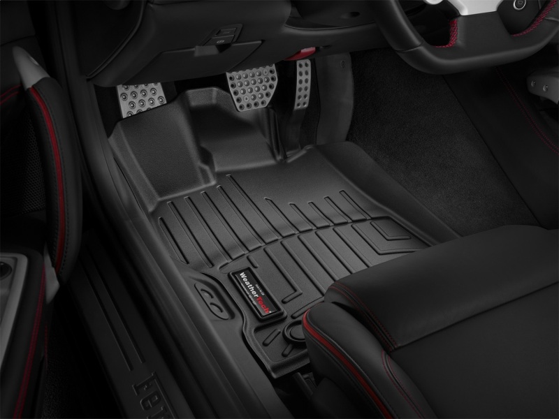 Ferrari FF FloorLiner - Front - WeatherTech - DigitalFit - Black - `12-`27